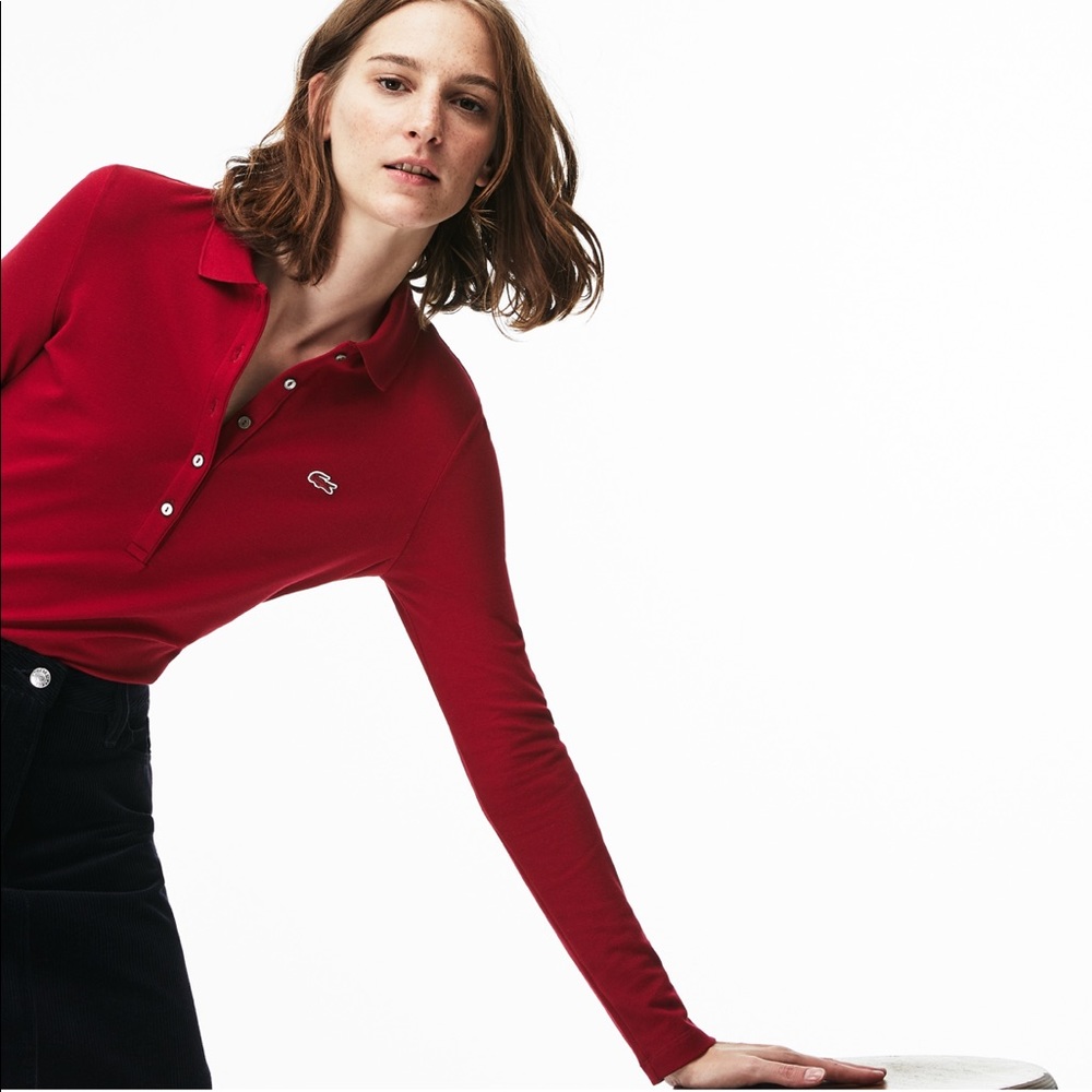 Lacoste Women’s Long Sleeve Polo